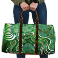 Melbourne Stars Travel Bag Indigenous Dot Art Superhero Batter Tribal Pattern