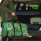 Melbourne Stars Travel Bag Indigenous Dot Art Superhero Batter Tribal Pattern