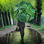 Melbourne Stars Umbrella Indigenous Dot Art Superhero Batter Tribal Pattern