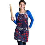 Personalized Melbourne Demons Apron Aboriginal Pattern with Graffiti Style