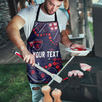 Personalized Melbourne Demons Apron Aboriginal Pattern with Graffiti Style