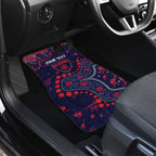 Personalized Melbourne Demons Car Mats Aboriginal Pattern with Graffiti Style