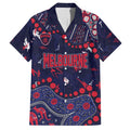 Personalized Melbourne Demons Hawaiian Shirt Aboriginal Pattern with Graffiti Style