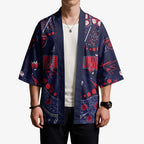 Personalized Melbourne Demons Kimono Aboriginal Pattern with Graffiti Style