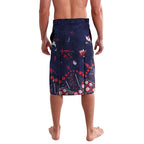 Personalized Melbourne Demons Lavalava Aboriginal Pattern with Graffiti Style