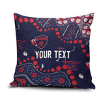 Personalized Melbourne Demons Pillow Cover Aboriginal Pattern with Graffiti Style