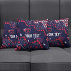 Personalized Melbourne Demons Pillow Cover Aboriginal Pattern with Graffiti Style