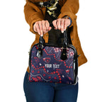 Personalized Melbourne Demons Shoulder Handbag Aboriginal Pattern with Graffiti Style