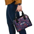 Personalized Melbourne Demons Shoulder Handbag Aboriginal Pattern with Graffiti Style