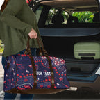 Personalized Melbourne Demons Travel Bag Aboriginal Pattern with Graffiti Style