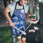 Personalized North Melbourne Kangaroos Apron Aboriginal Pattern with Graffiti Style