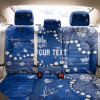 Personalized North Melbourne Kangaroos Back Car Seat Cover Aboriginal Pattern with Graffiti Style