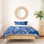 Personalized North Melbourne Kangaroos Bedding Set Aboriginal Pattern with Graffiti Style