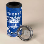 Personalized North Melbourne Kangaroos 4 in 1 Can Cooler Tumbler Aboriginal Pattern with Graffiti Style
