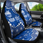 Personalized North Melbourne Kangaroos Car Seat Cover Aboriginal Pattern with Graffiti Style