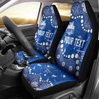 Personalized North Melbourne Kangaroos Car Seat Cover Aboriginal Pattern with Graffiti Style
