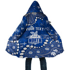 Personalized North Melbourne Kangaroos Cloak Aboriginal Pattern with Graffiti Style