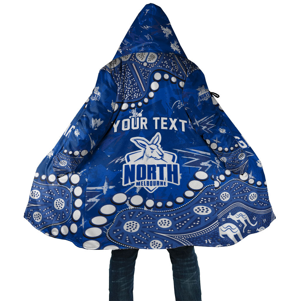Personalized North Melbourne Kangaroos Cloak Aboriginal Pattern with Graffiti Style