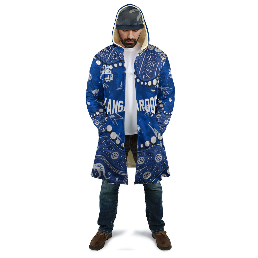 Personalized North Melbourne Kangaroos Cloak Aboriginal Pattern with Graffiti Style