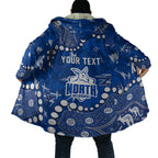 Personalized North Melbourne Kangaroos Cloak Aboriginal Pattern with Graffiti Style