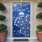Personalized North Melbourne Kangaroos Door Cover Aboriginal Pattern with Graffiti Style