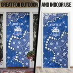 Personalized North Melbourne Kangaroos Door Cover Aboriginal Pattern with Graffiti Style