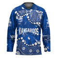 Personalized North Melbourne Kangaroos Hockey Jersey Aboriginal Pattern with Graffiti Style