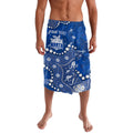 Personalized North Melbourne Kangaroos Lavalava Aboriginal Pattern with Graffiti Style