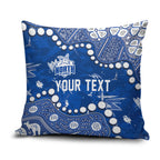 Personalized North Melbourne Kangaroos Pillow Cover Aboriginal Pattern with Graffiti Style