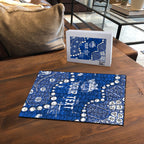 Personalized North Melbourne Kangaroos Puzzle Aboriginal Pattern with Graffiti Style