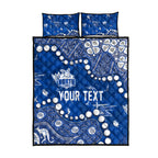 Personalized North Melbourne Kangaroos Quilt Bed Set Aboriginal Pattern with Graffiti Style