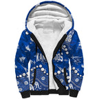 Personalized North Melbourne Kangaroos Sherpa Hoodie Aboriginal Pattern with Graffiti Style