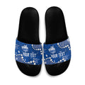 Personalized North Melbourne Kangaroos Slide Sandals Aboriginal Pattern with Graffiti Style