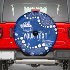 Personalized North Melbourne Kangaroos Spare Tire Cover Aboriginal Pattern with Graffiti Style
