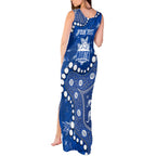 Personalized North Melbourne Kangaroos Tank Maxi Dress Aboriginal Pattern with Graffiti Style