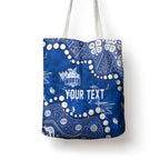 Personalized North Melbourne Kangaroos Tote Bag Aboriginal Pattern with Graffiti Style