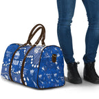Personalized North Melbourne Kangaroos Travel Bag Aboriginal Pattern with Graffiti Style