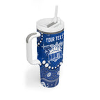 Personalized North Melbourne Kangaroos Tumbler With Handle Aboriginal Pattern with Graffiti Style