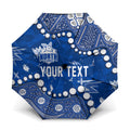 Personalized North Melbourne Kangaroos Umbrella Aboriginal Pattern with Graffiti Style