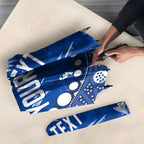 Personalized North Melbourne Kangaroos Umbrella Aboriginal Pattern with Graffiti Style