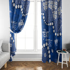 Personalized North Melbourne Kangaroos Window Curtain Aboriginal Pattern with Graffiti Style