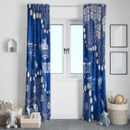 Personalized North Melbourne Kangaroos Window Curtain Aboriginal Pattern with Graffiti Style