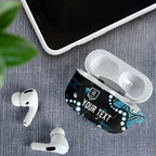 Personalized Port Adelaide Power AirPods Case Aboriginal Pattern with Graffiti Style