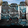 Personalized Port Adelaide Power Back Car Seat Cover Aboriginal Pattern with Graffiti Style