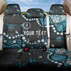 Personalized Port Adelaide Power Back Car Seat Cover Aboriginal Pattern with Graffiti Style