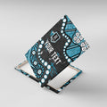 Personalized Port Adelaide Power Canvas Wall Art Aboriginal Pattern with Graffiti Style