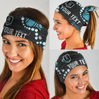 Personalized Port Adelaide Power Neck Gaiter Aboriginal Pattern with Graffiti Style