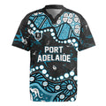Personalized Port Adelaide Power Rugby Jersey Aboriginal Pattern with Graffiti Style