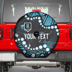 Personalized Port Adelaide Power Spare Tire Cover Aboriginal Pattern with Graffiti Style