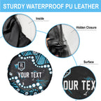 Personalized Port Adelaide Power Spare Tire Cover Aboriginal Pattern with Graffiti Style
